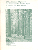 A Classification of Spruce-Fir and Mixed Conifer Habitat Types of Arizona and New Mexico - Cover